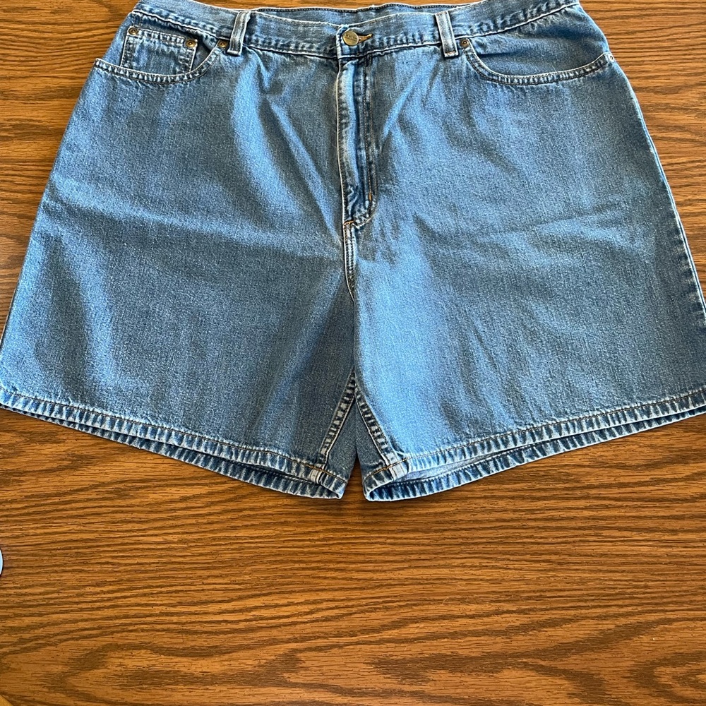L.L. Bean Light Blue Denim Jean Shorts